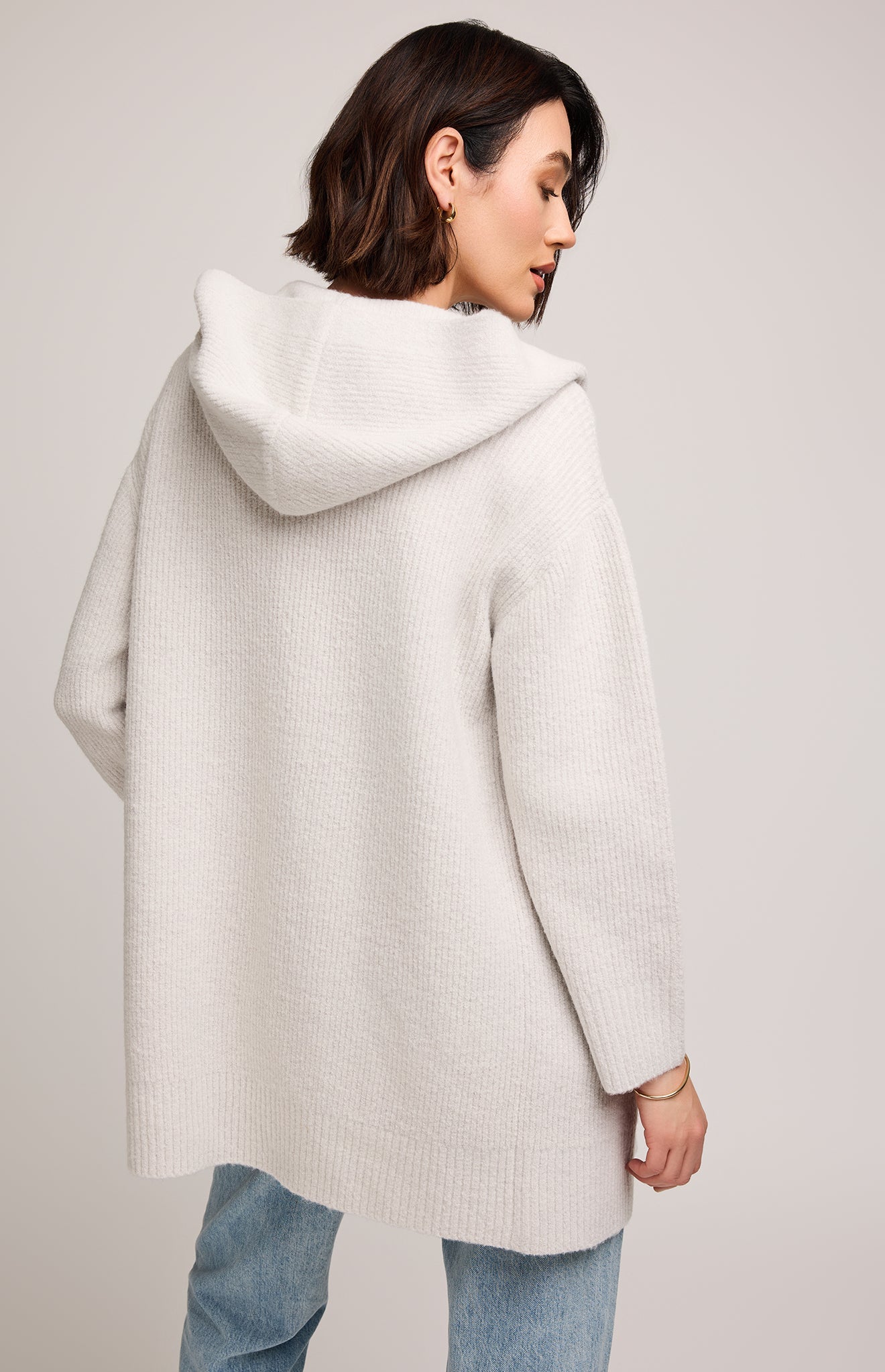 Ilana Cardigan|color:Heather Birch