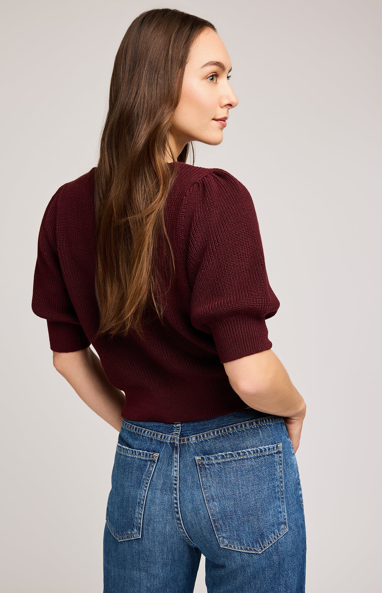 Phoebe Pullover Sweater|color:Merlot