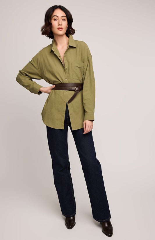 Callahan Button Down Shirt|color:Vine