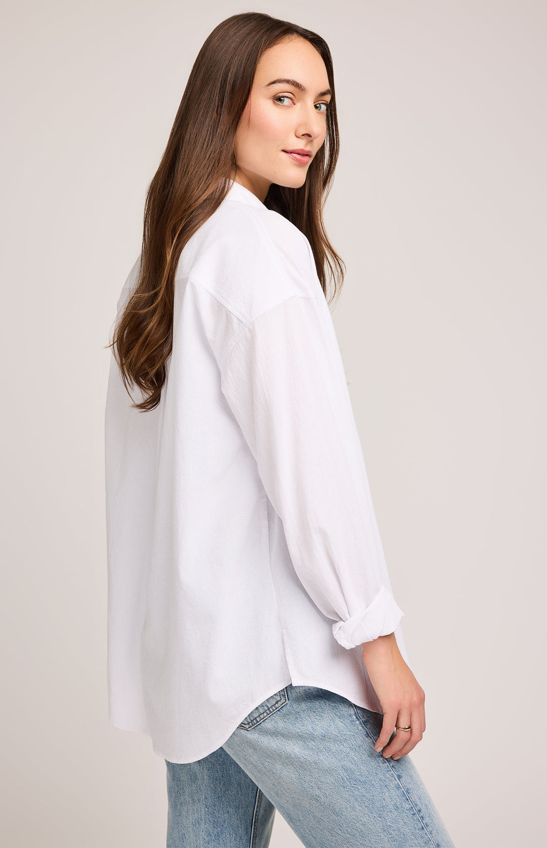 Callahan Button Down Shirt|color:White