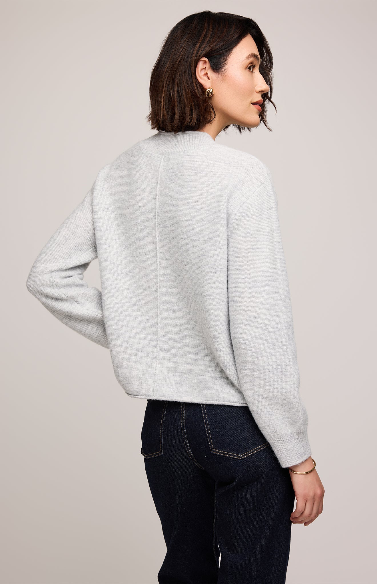 Wanda Pullover Sweater|color:Heather Ash