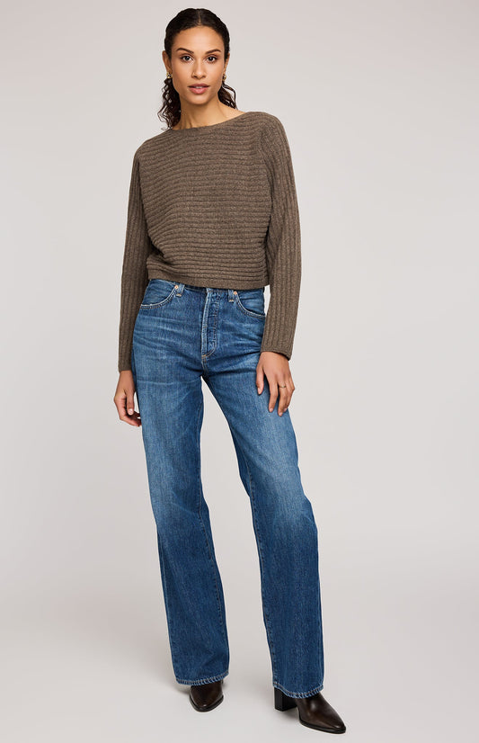 Niko Pullover Sweater|color:Heather Umber