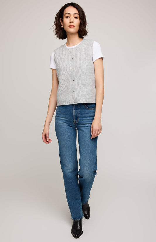 Winnie Knit Vest|color:Heather Ash