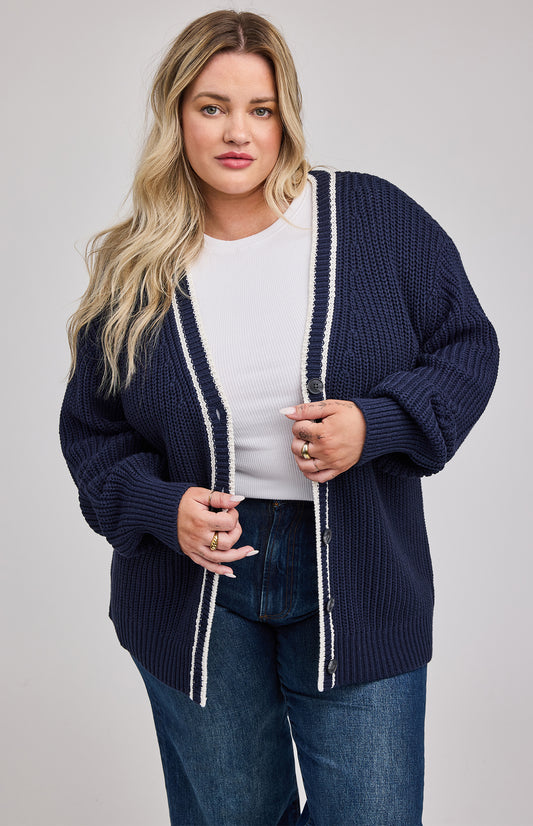 Viola Cardigan|color:Navy