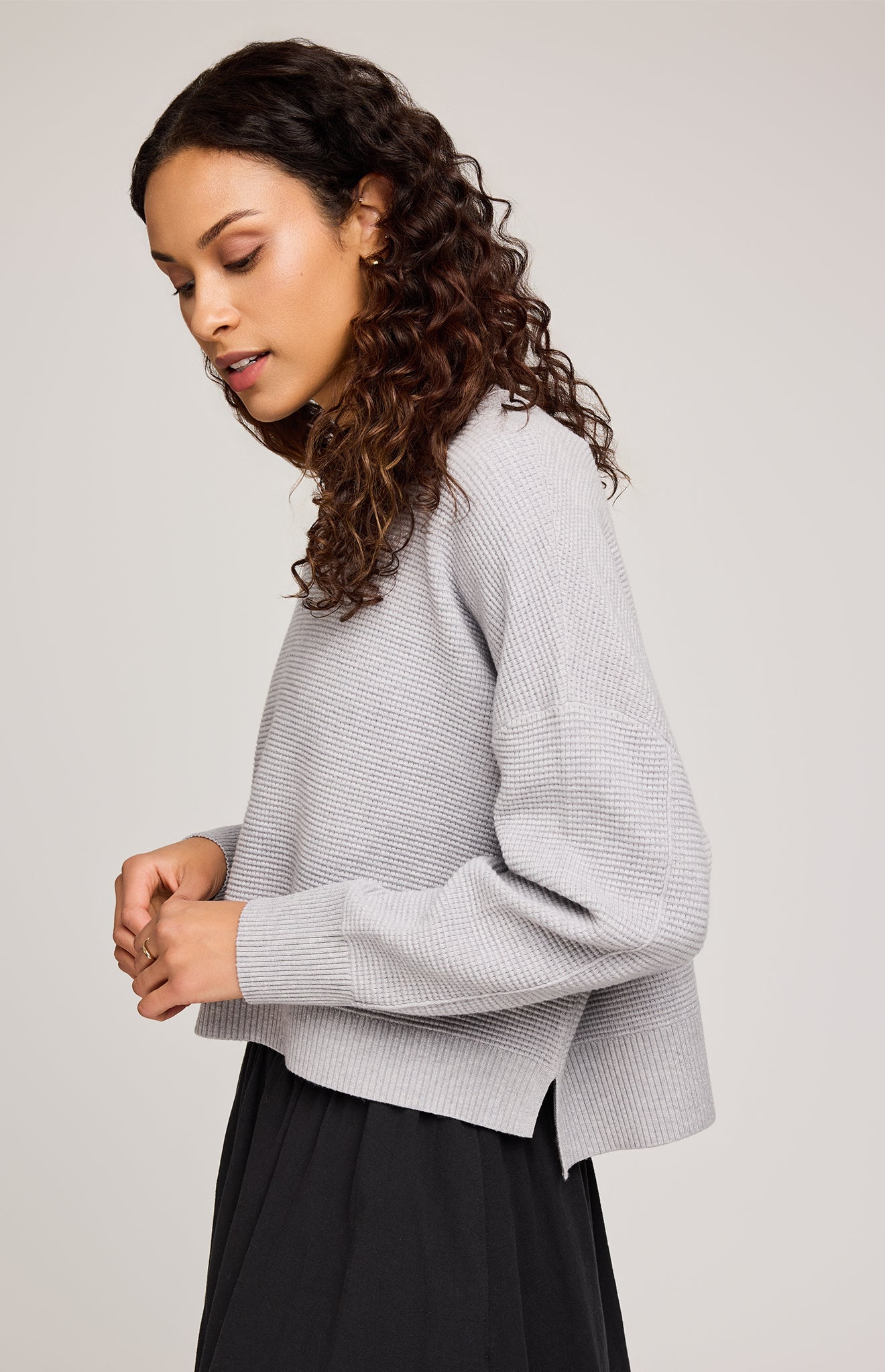 Axel Crewneck Sweater|color:Heather Ash