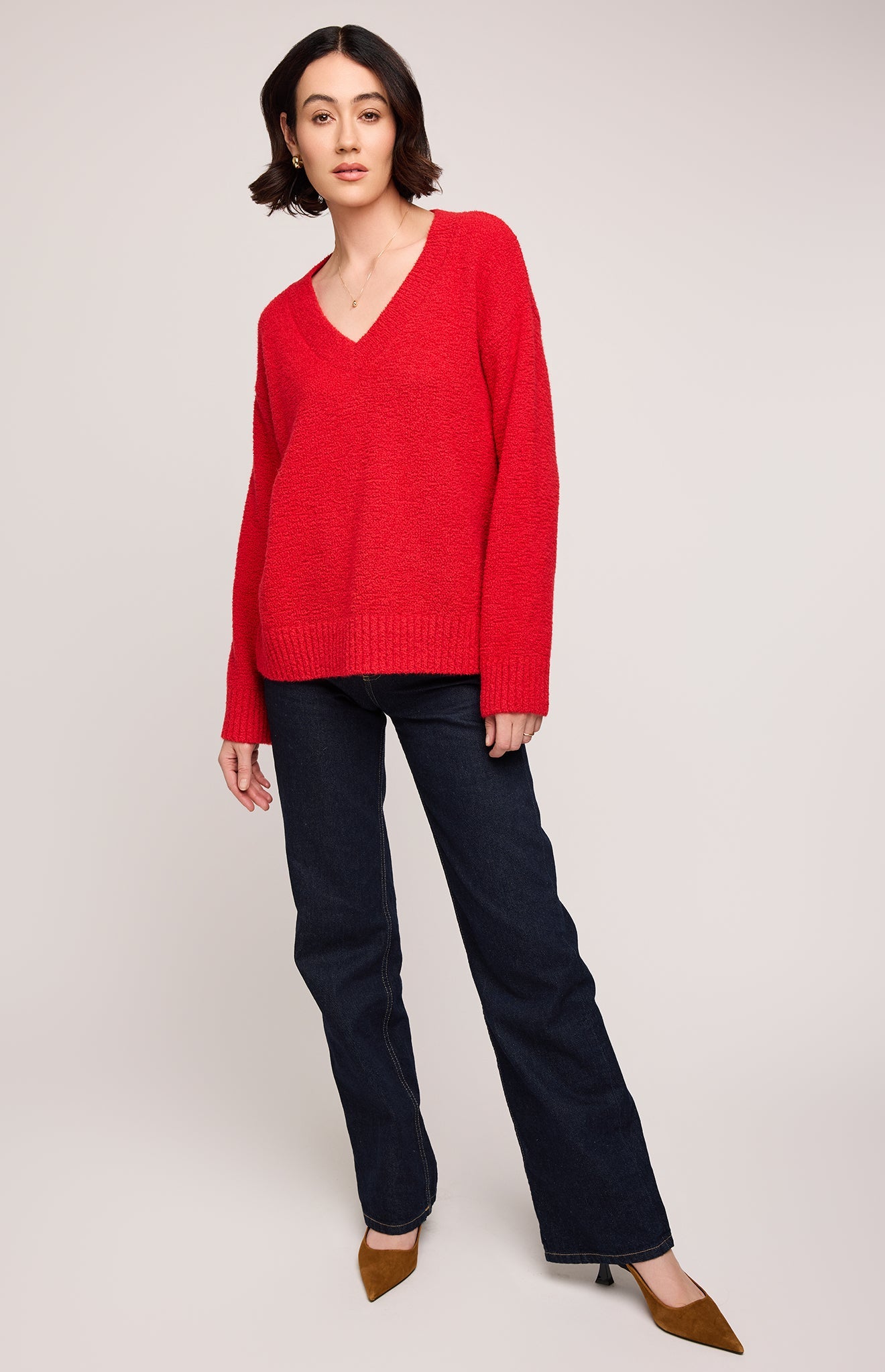 Tilda V-Neck Sweater