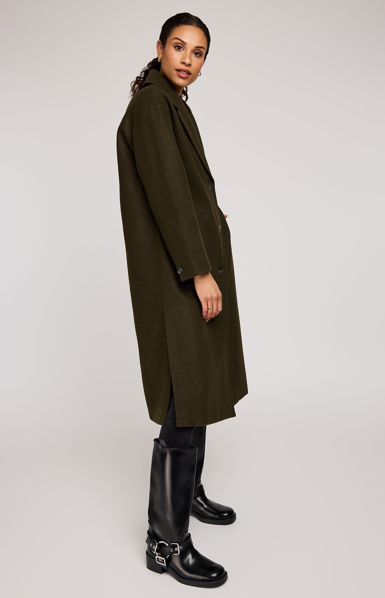 Agatha Coat|color:Hunter
