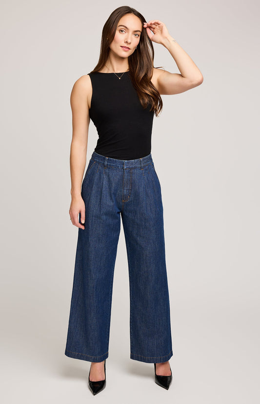 Amara Denim Pant|color:Dark Wash