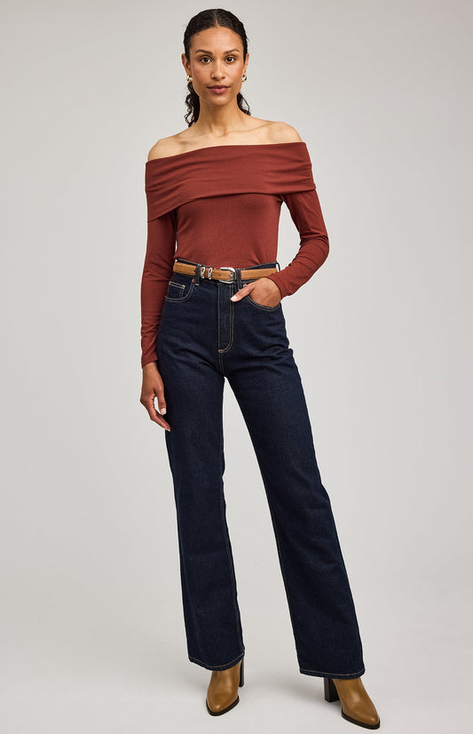 Charlize Top|color:Mahogany