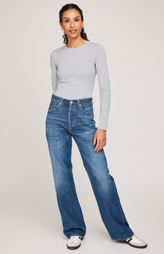 Daphne Top|color:Heather Grey