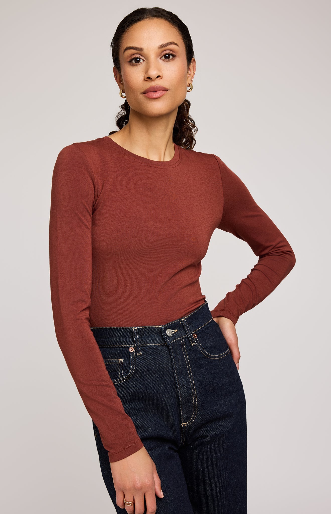 Daphne Top|color:Mahogany
