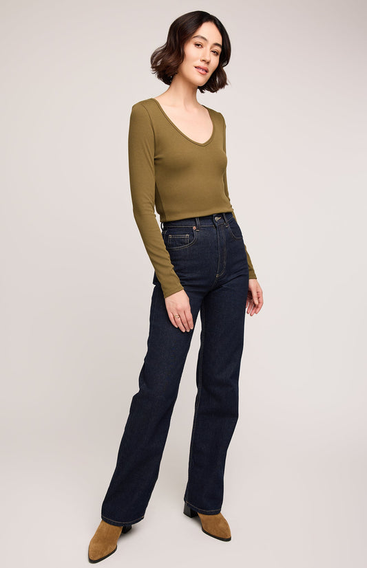 Petra Top|color:Moss