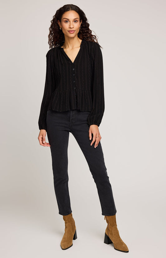 Ophelia Blouse|color:Black