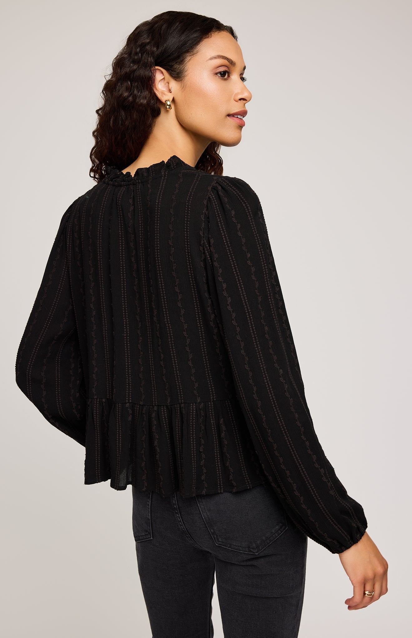 Ophelia Blouse|color:Black