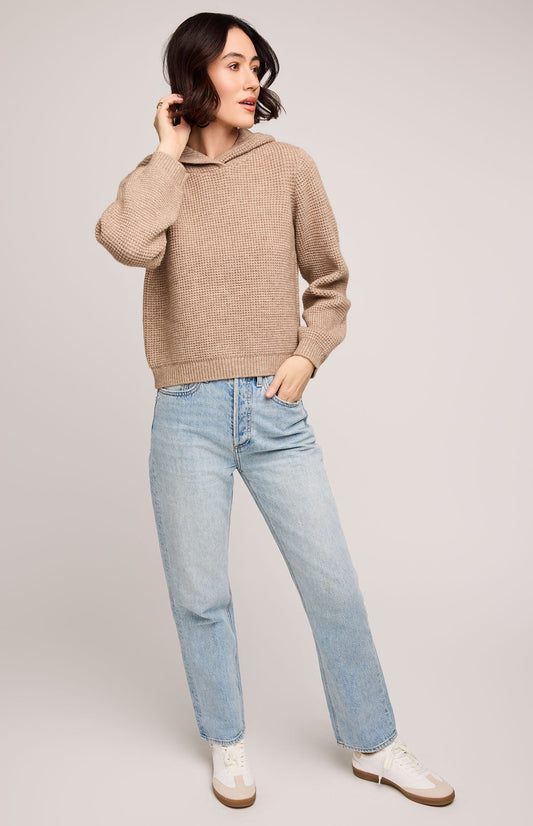 Jessica Pullover Hoodie|color:Heather Fawn