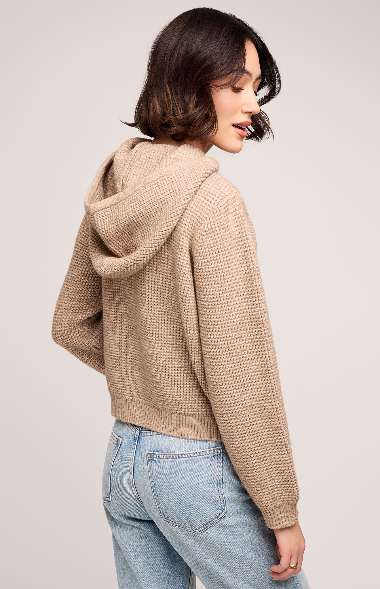 Jessica Pullover Hoodie|color:Heather Fawn