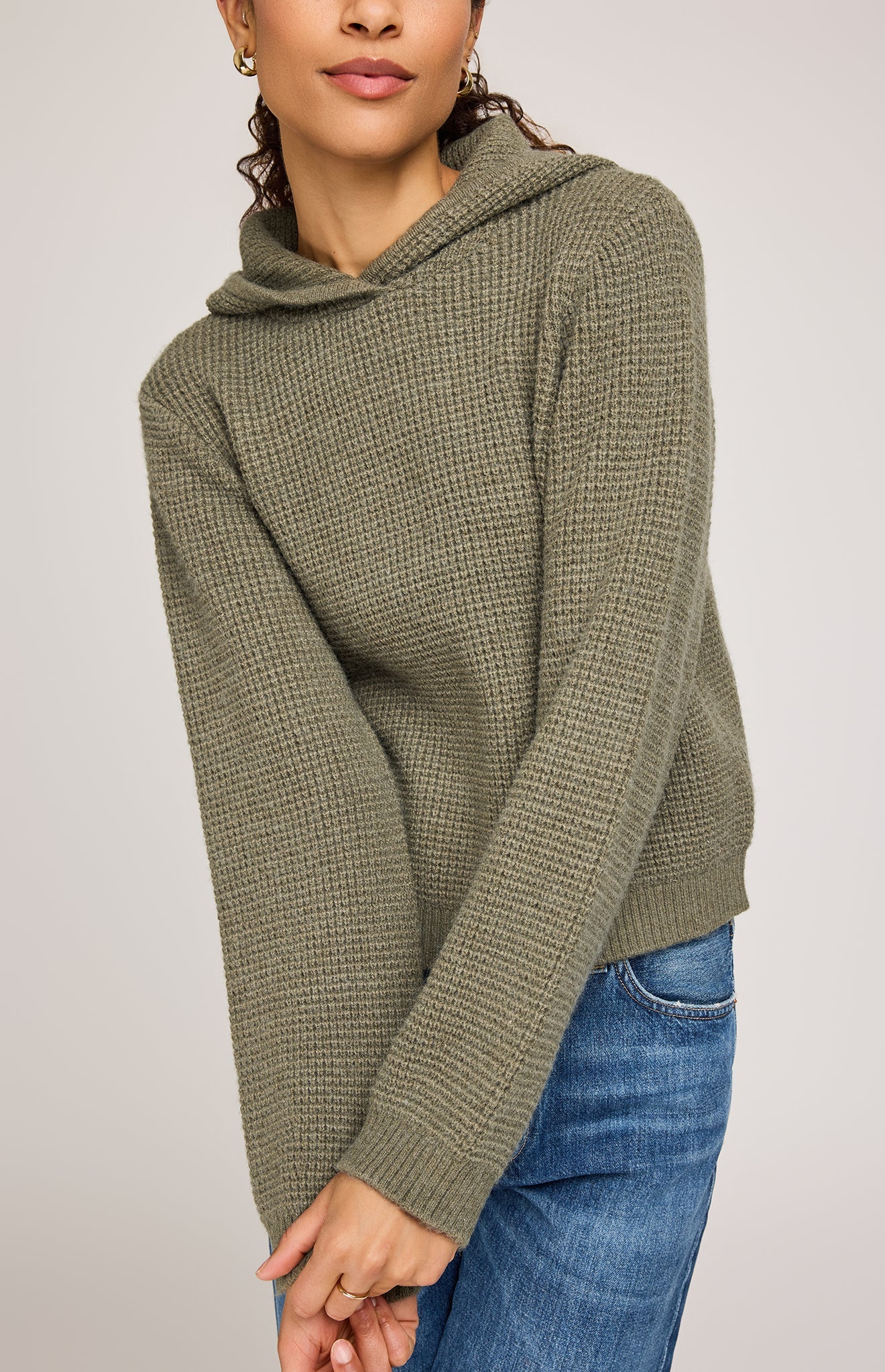 Jessica Pullover Hoodie|color:Heather Moss