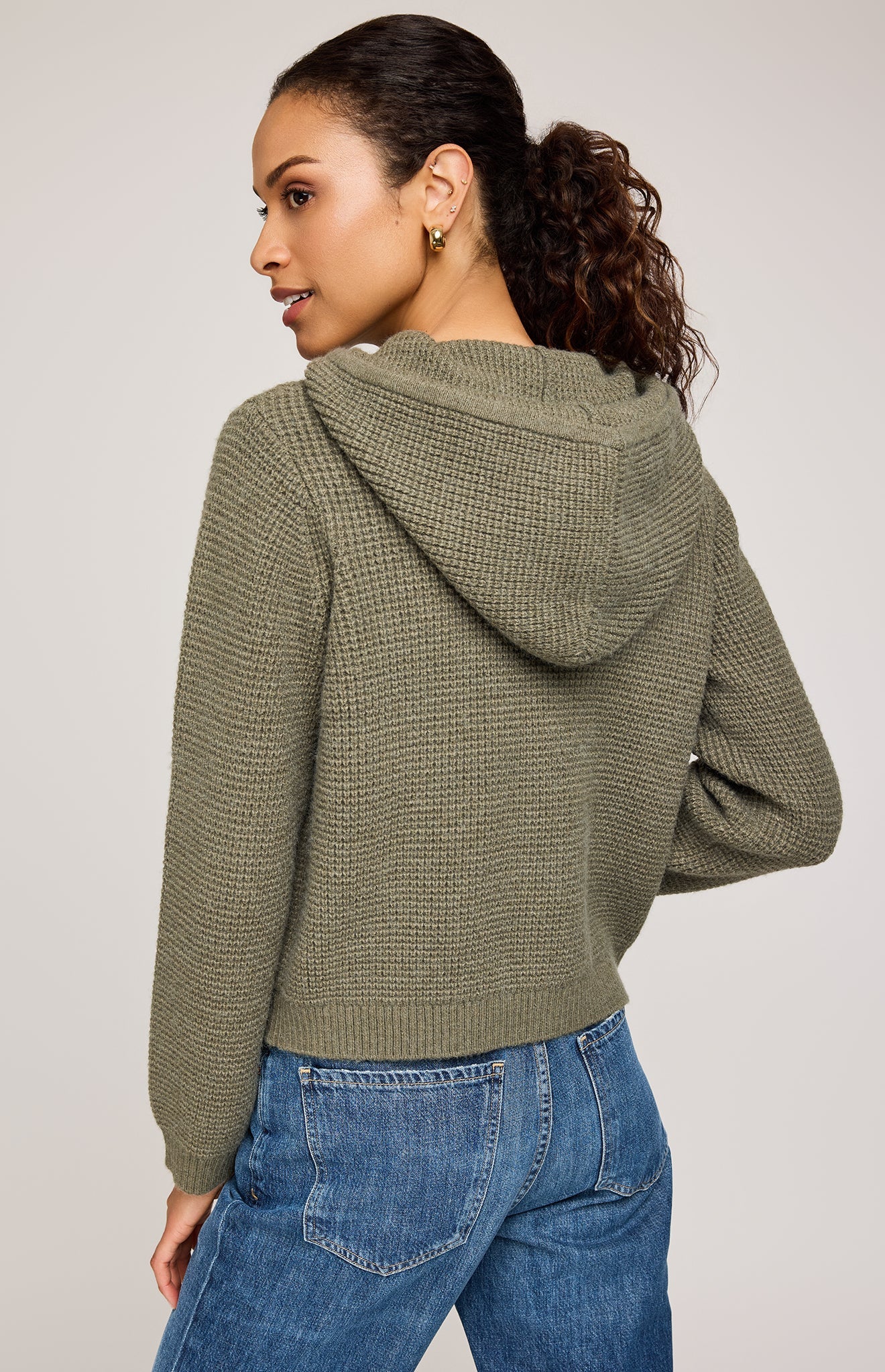 Jessica Pullover Hoodie|color:Heather Moss