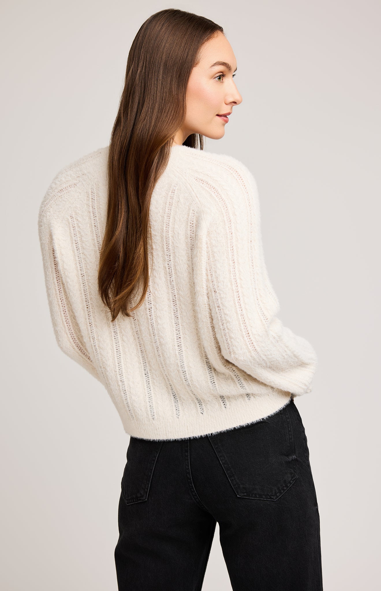 Cornelia Crewneck Sweater|color:Cream