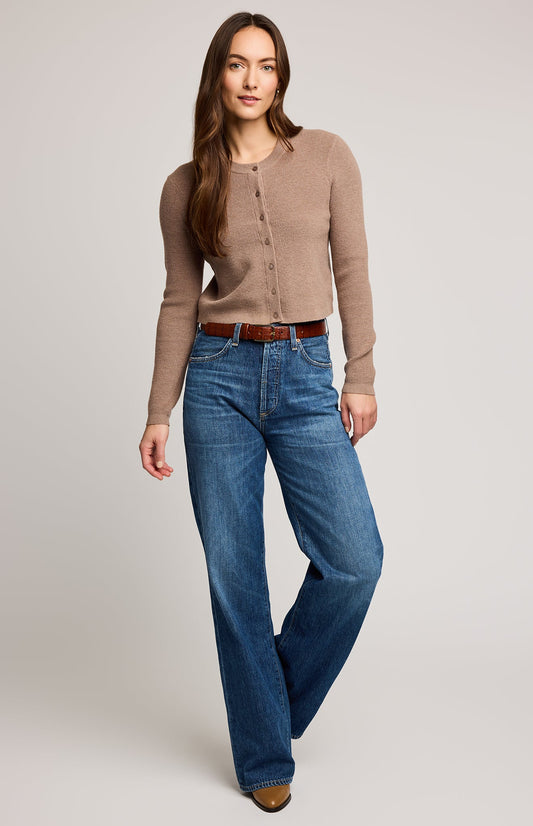 Mirabelle Knit Top|color:Heather Hazelwood