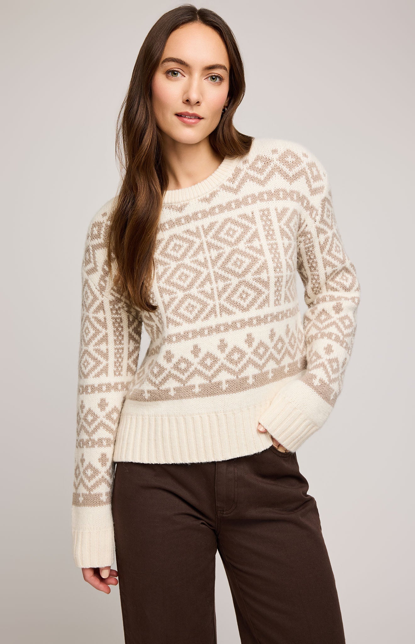 Cypress Pullover Sweater|color:Cream