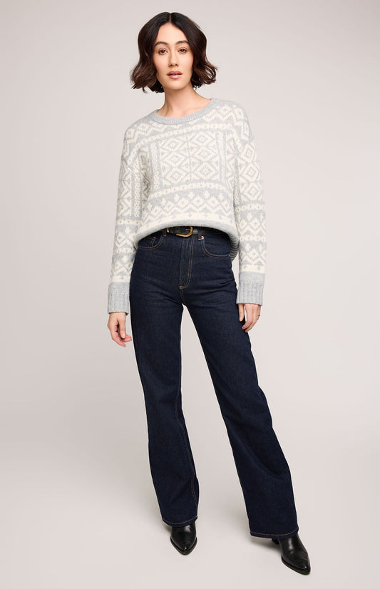 Cypress Pullover Sweater|color:Heather Oat