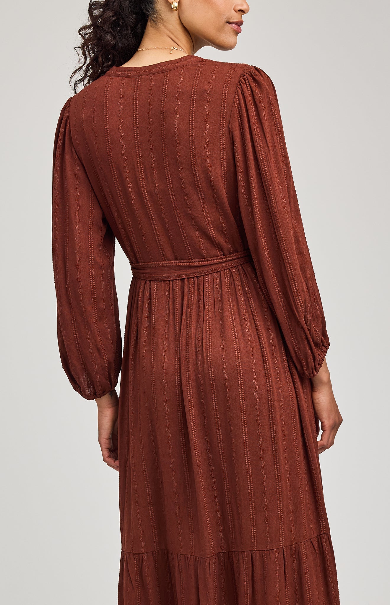 Monroe Dress|color:Mahogany
