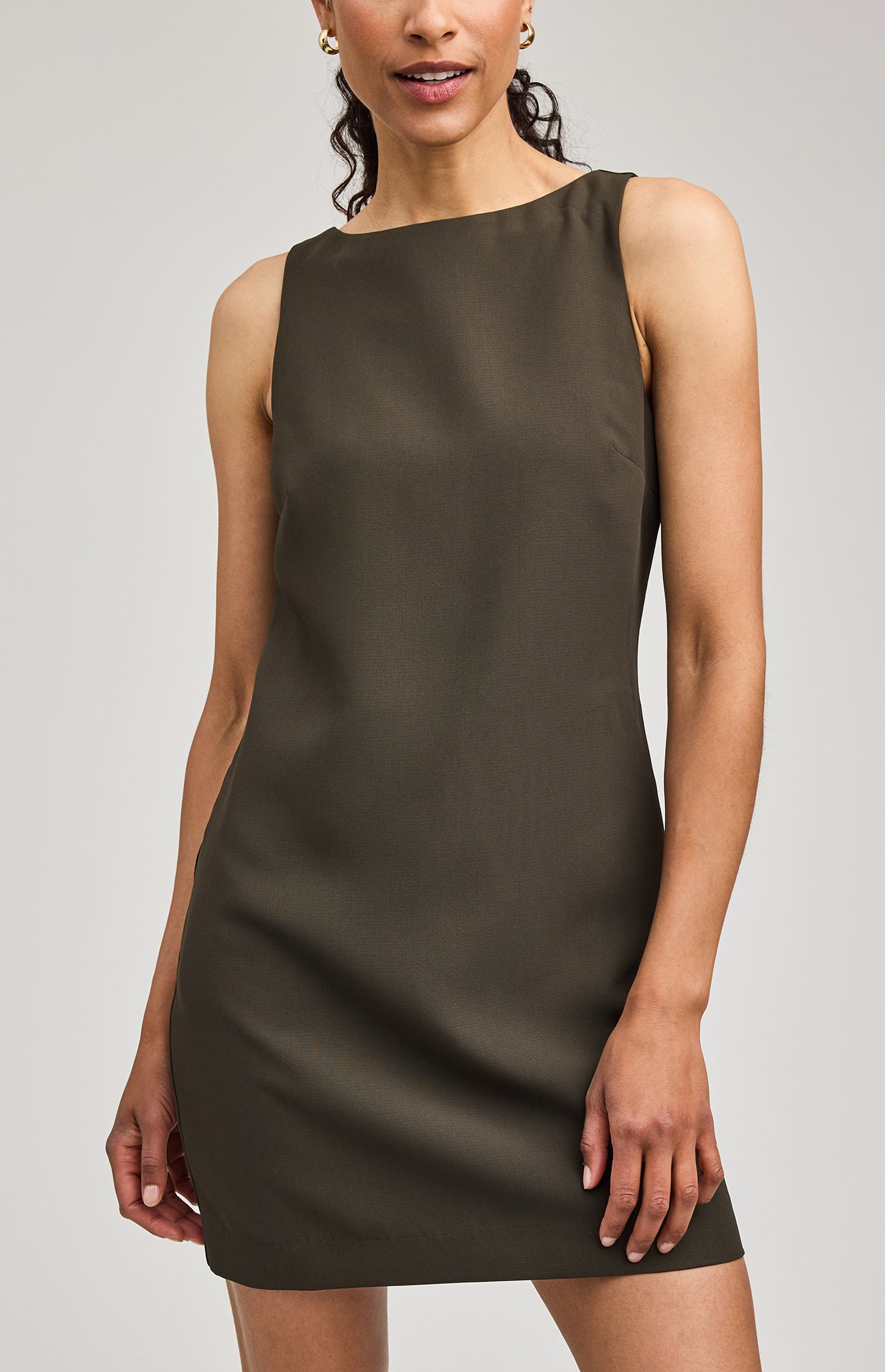 Etta Mini Dress|color:Olive
