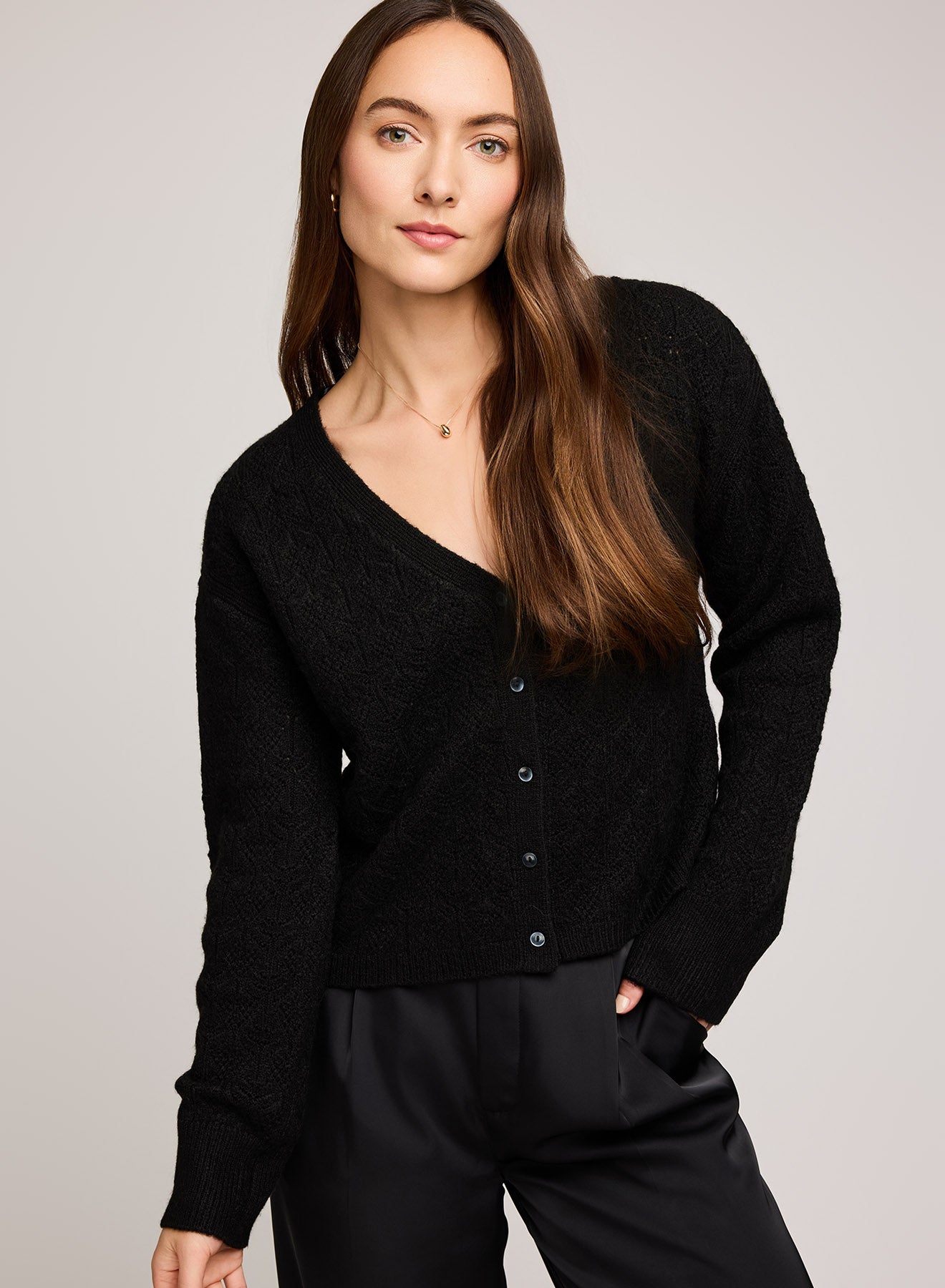 Lila Cardigan|Color:Black