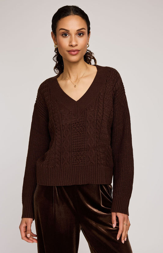 Marcie Pullover Sweater|Color:Ganache
