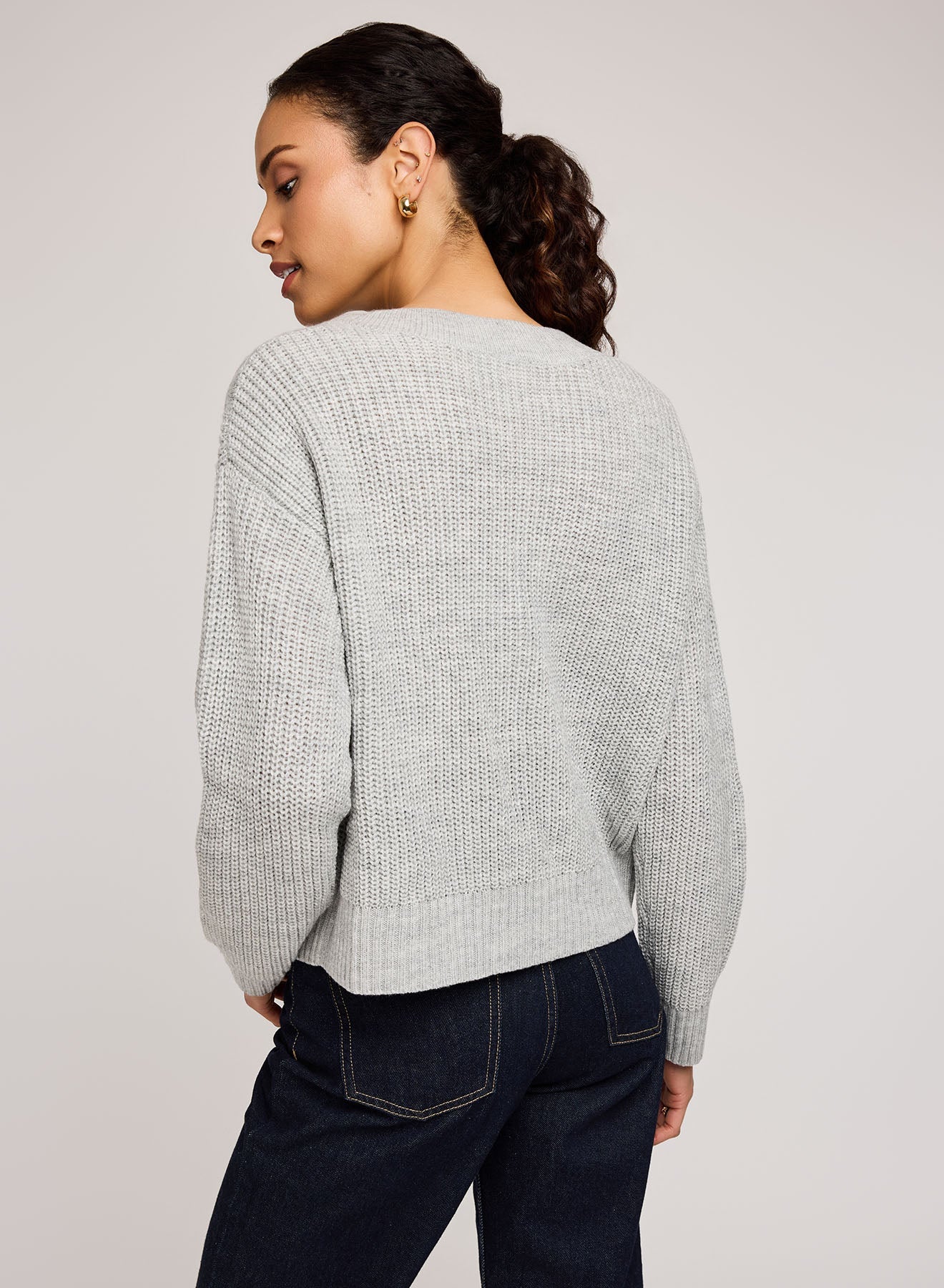 Marcie Pullover Sweater|Color:Heather Ash