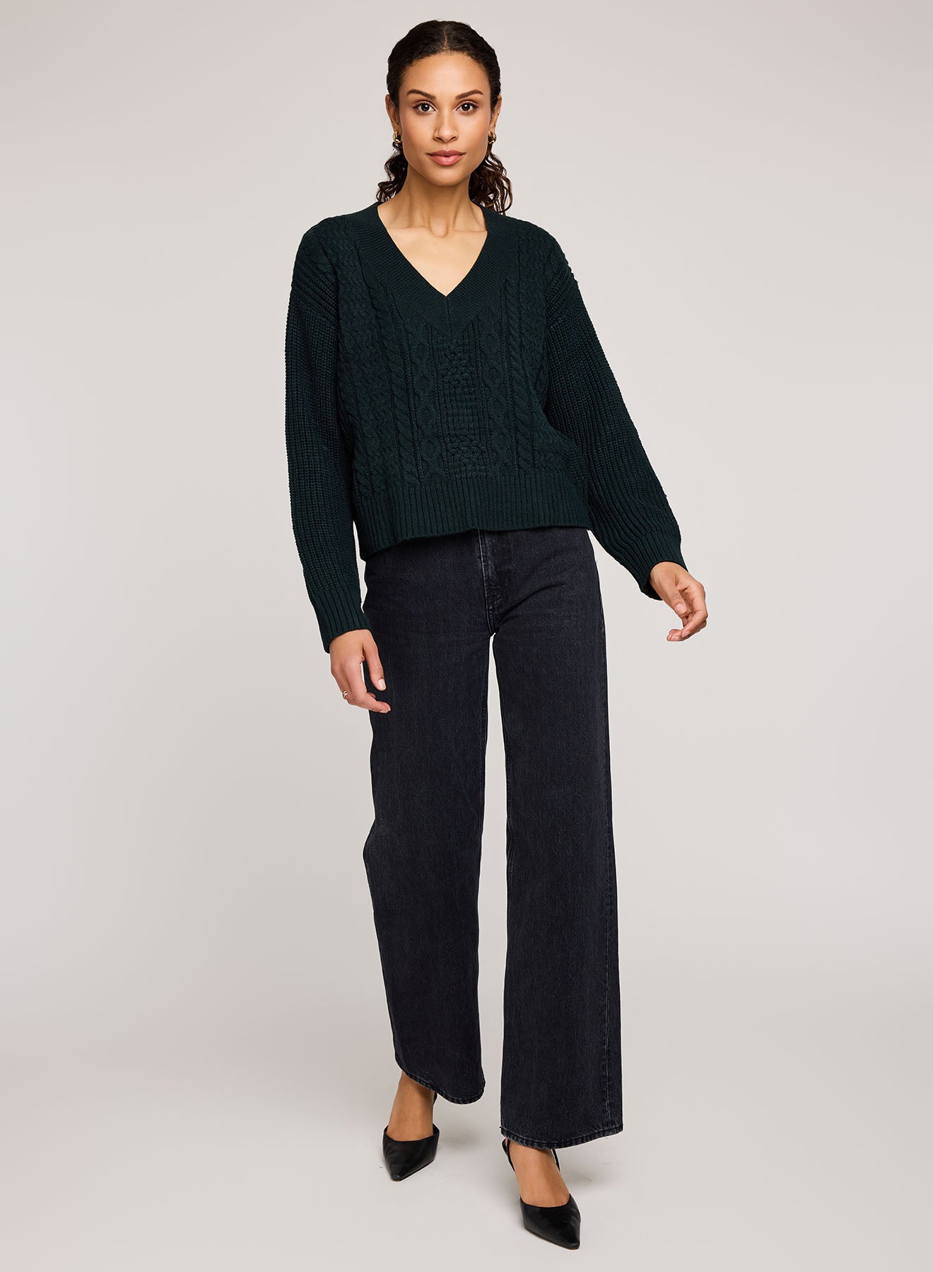 Marcie Pullover Sweater|Color:Wintergreen