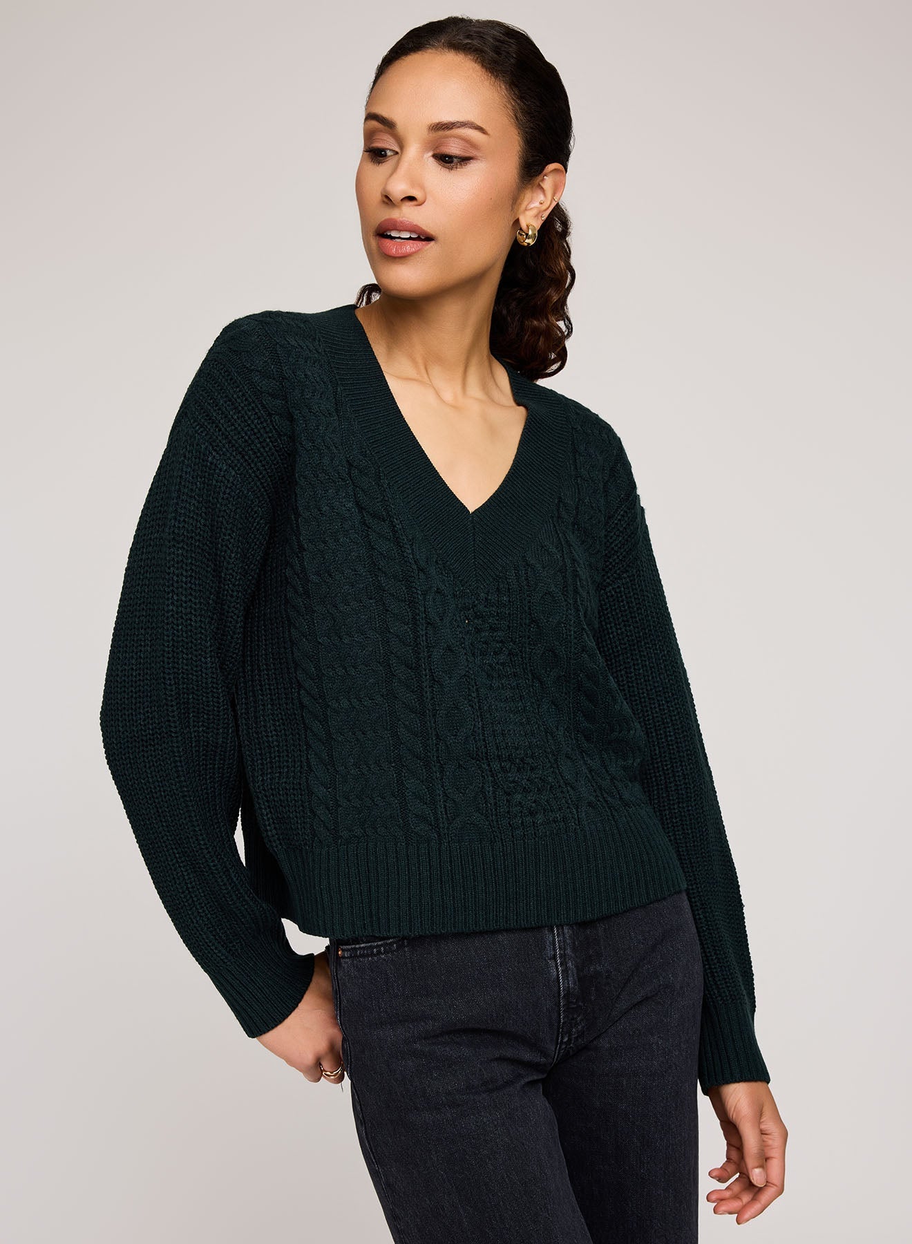 Marcie Pullover Sweater|Color:Wintergreen