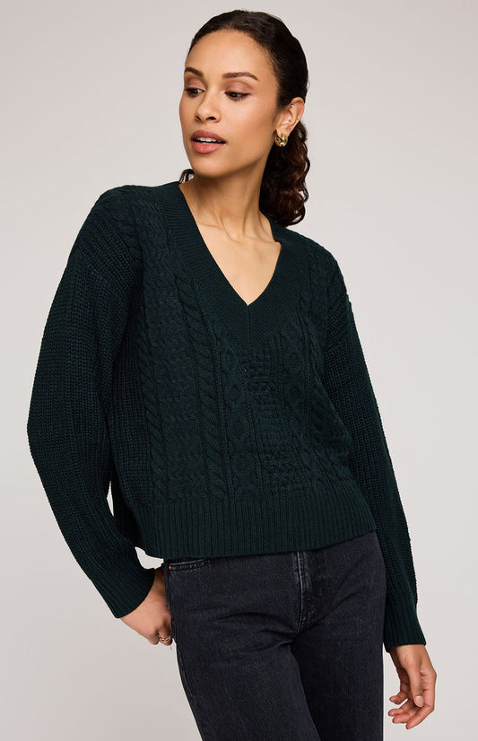 Marcie Pullover Sweater|Color:Wintergreen