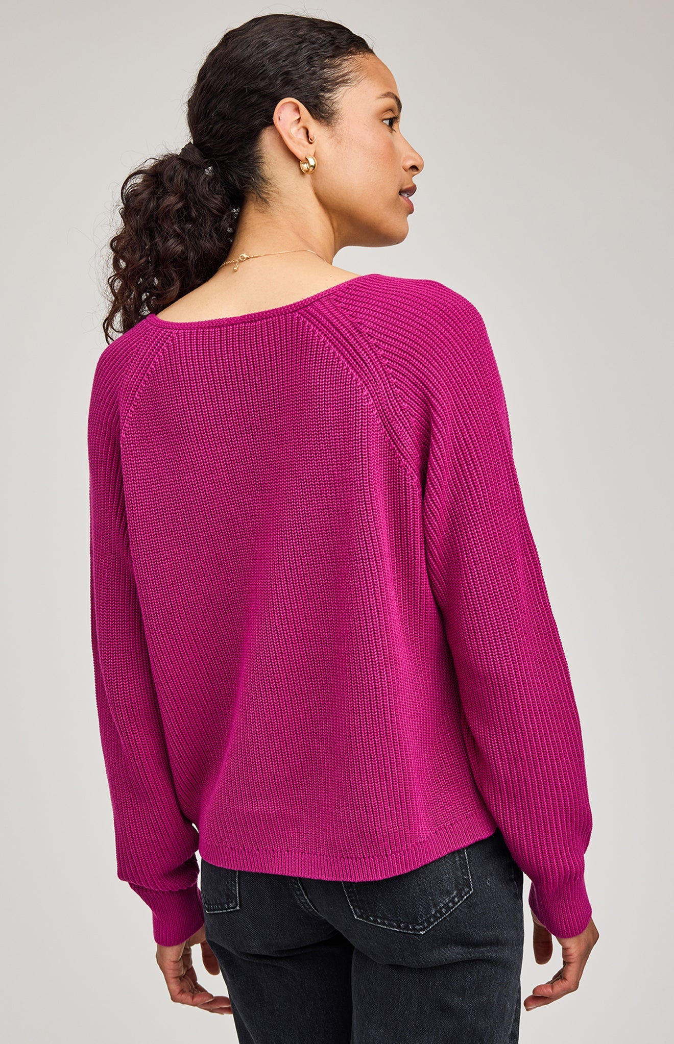 Keira Pullover Sweater|Color:Magenta