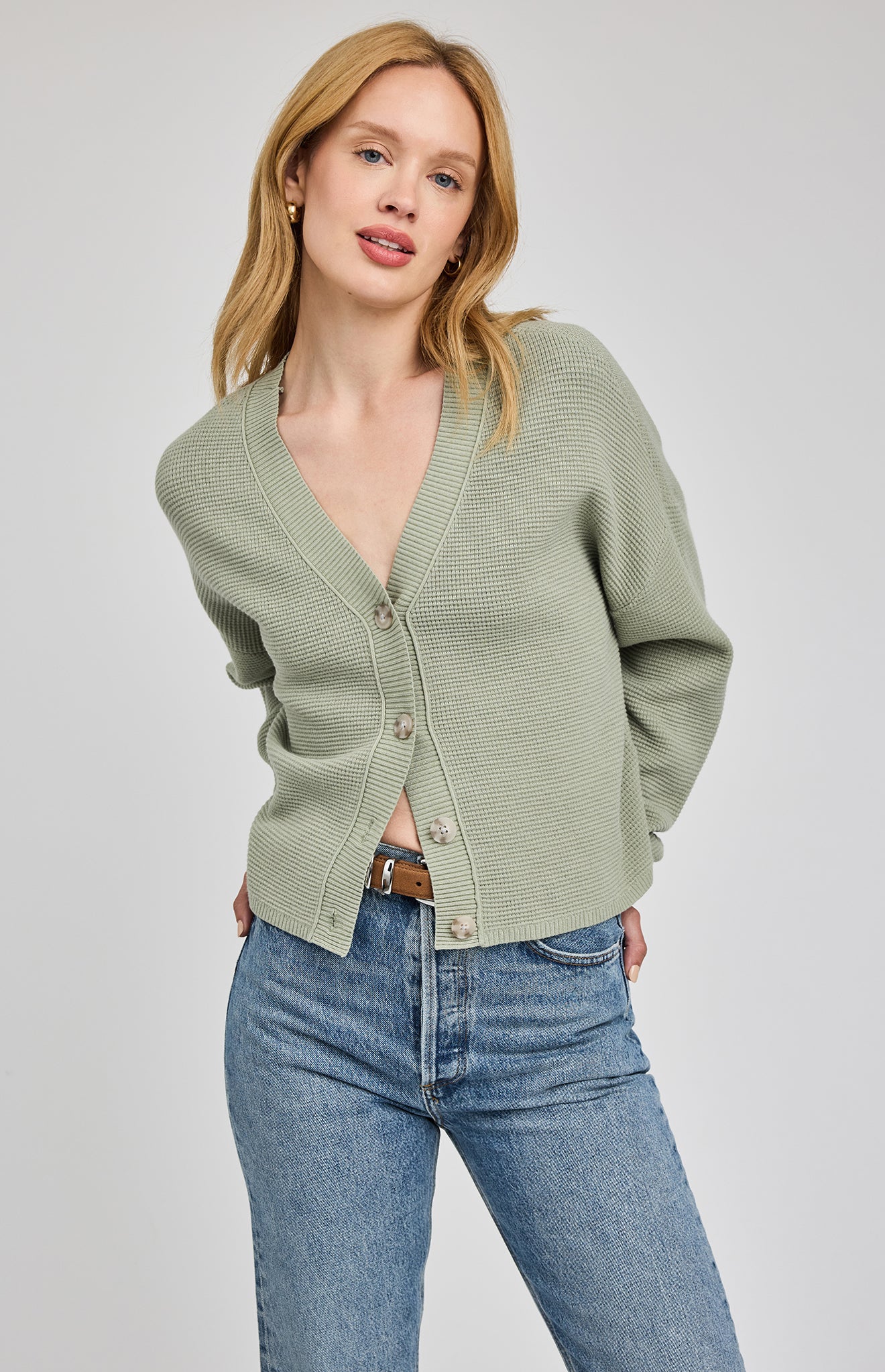 Joyce Cardigan|color:Cactus