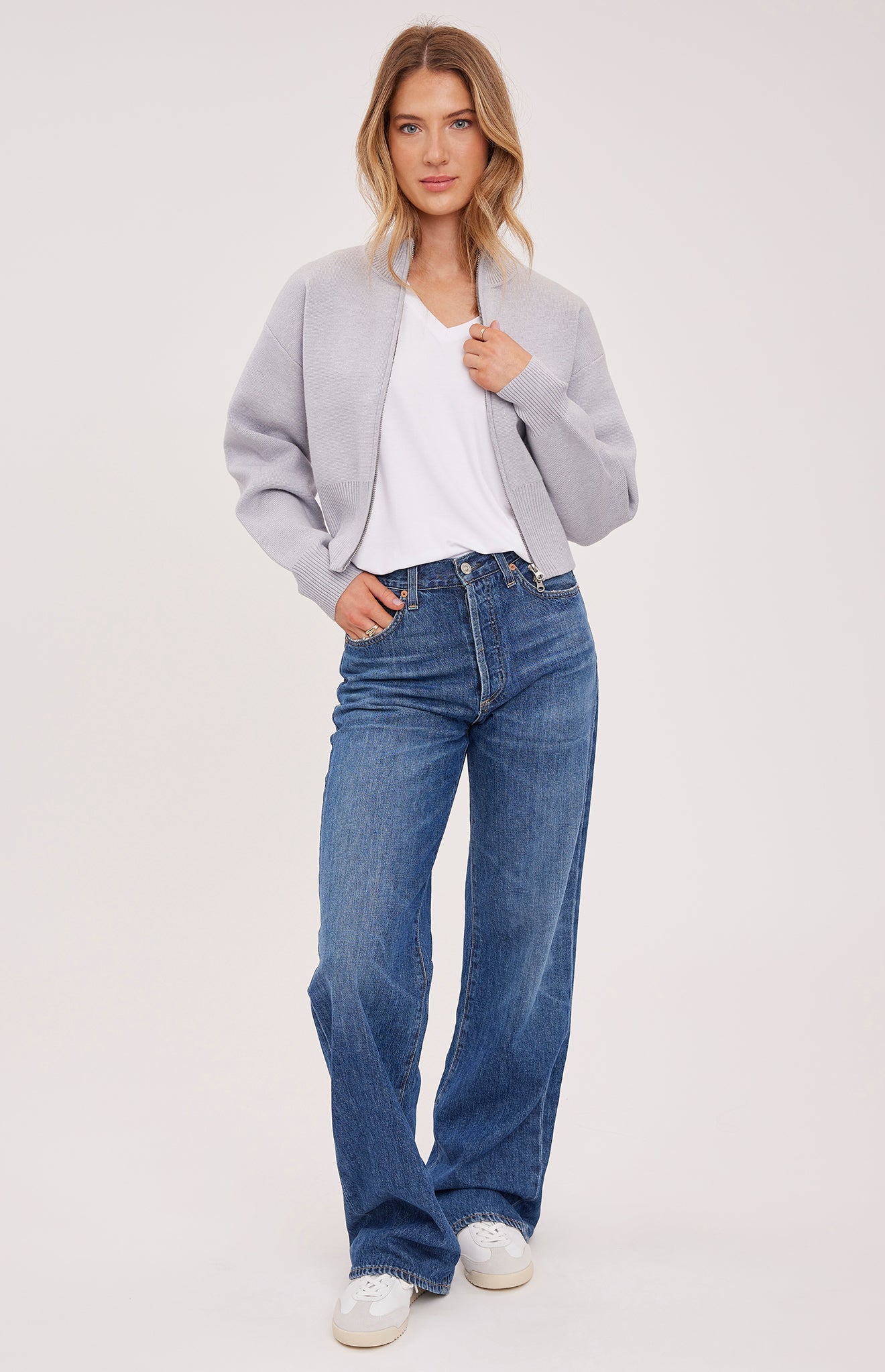 Rowan Zip Up Sweater