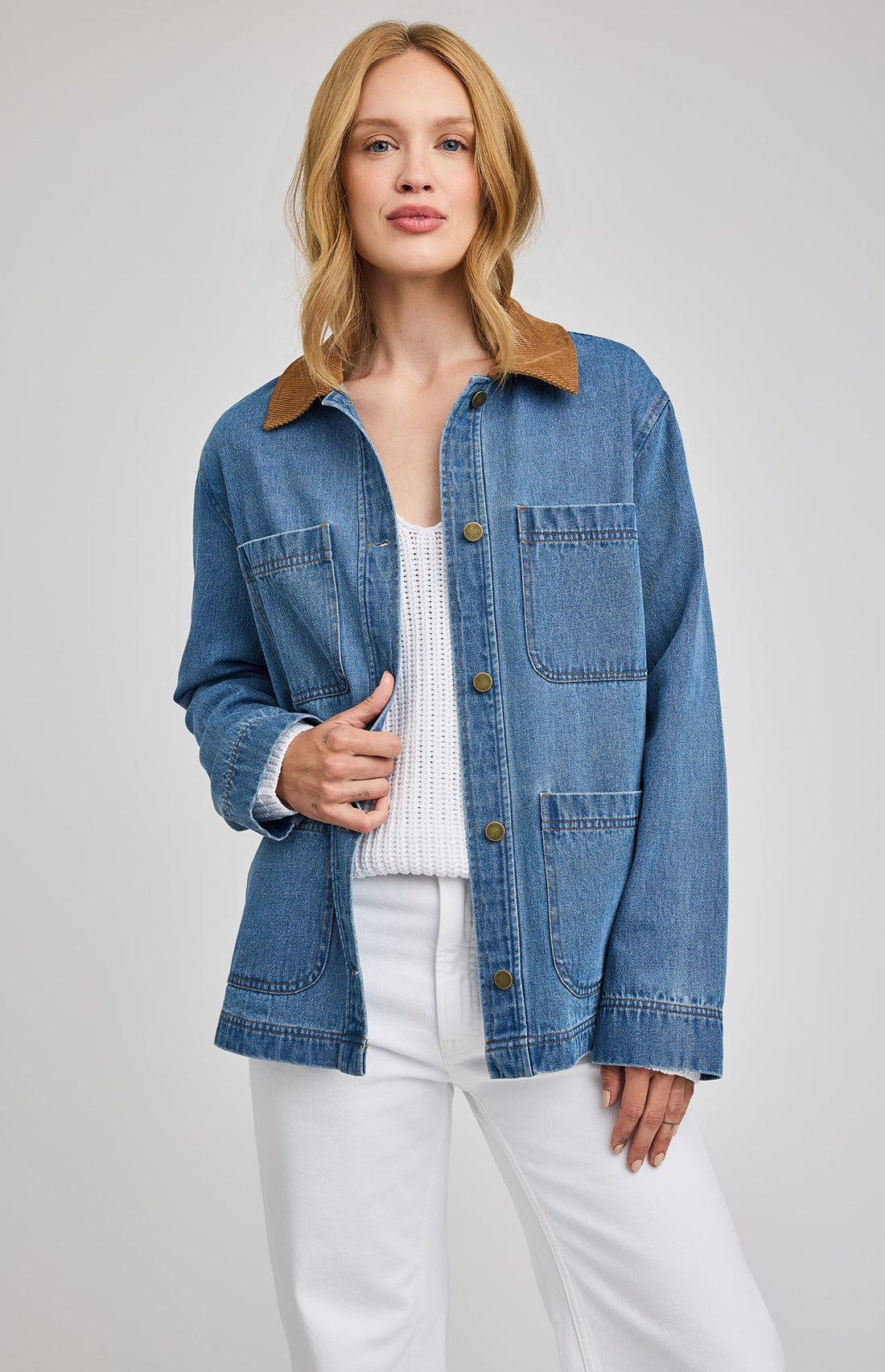 Flynn Jacket|color:Light Wash