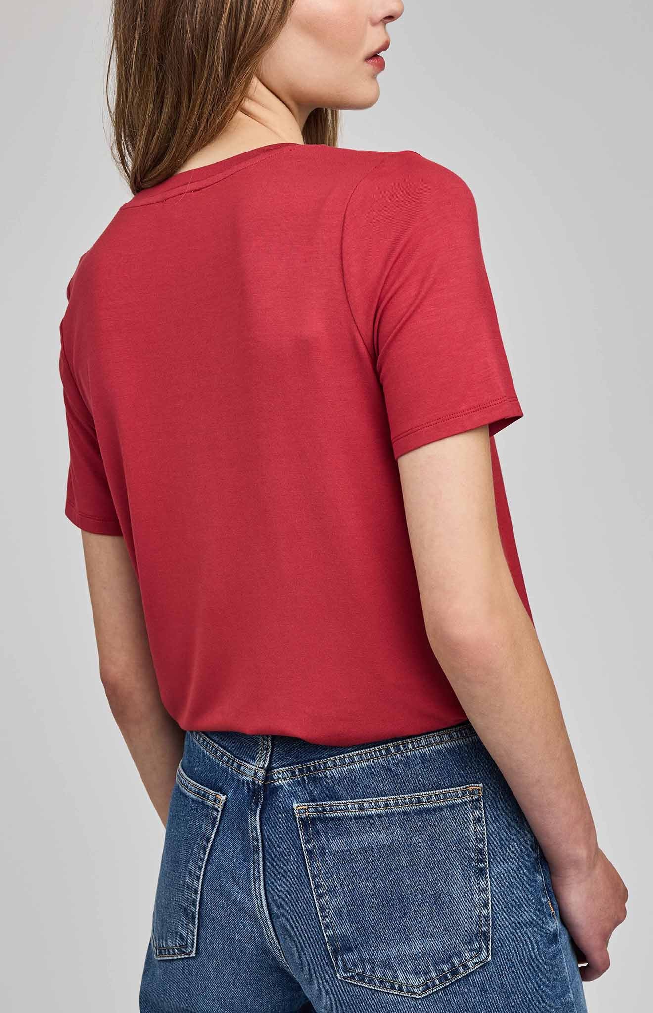 Jamie T-Shirt|color:Garnet