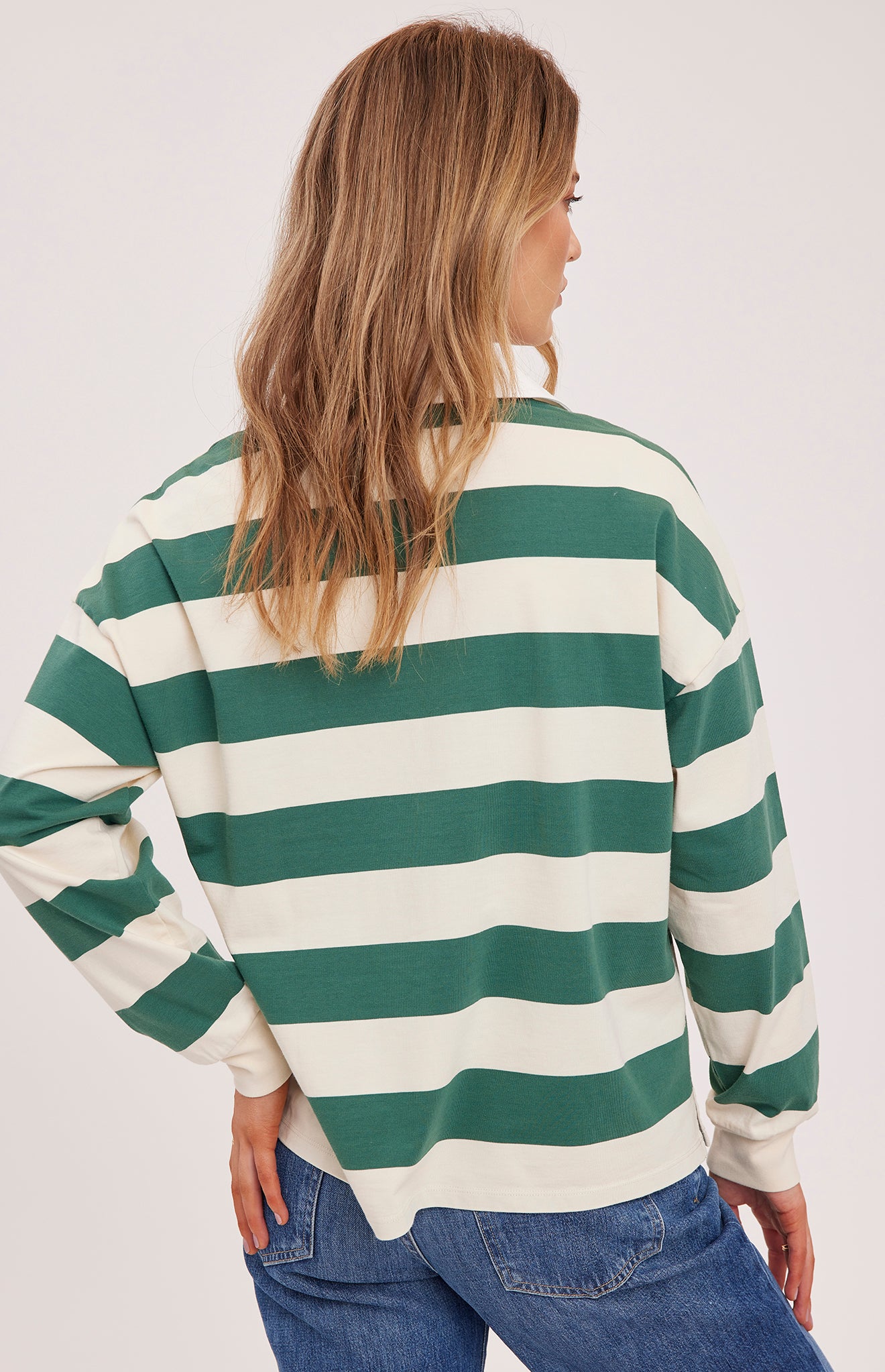 Britt Shirt|Hunter Stripe