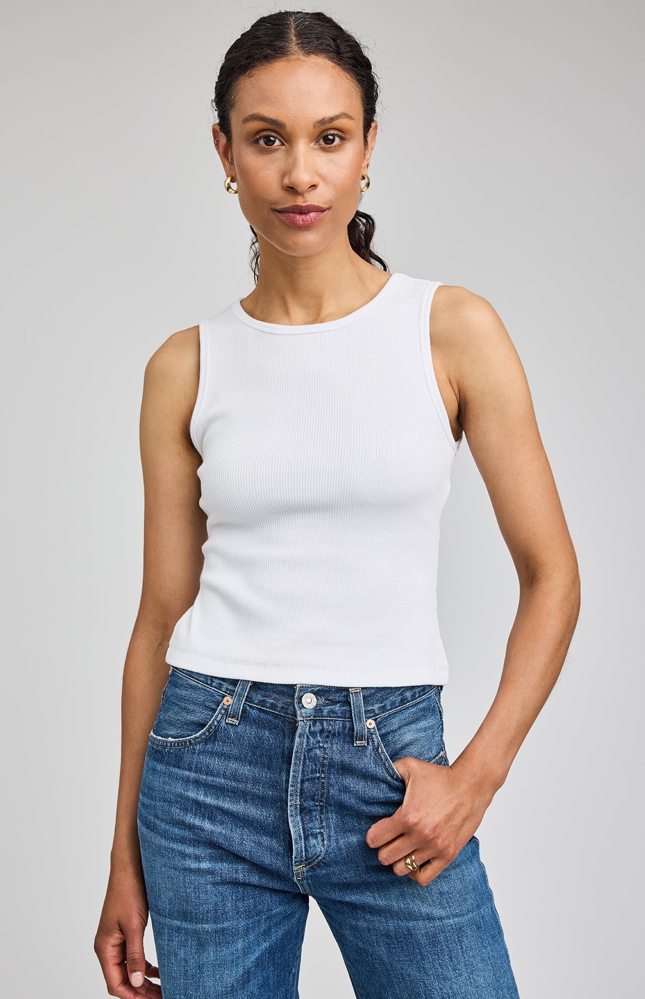 Daria Tank|White