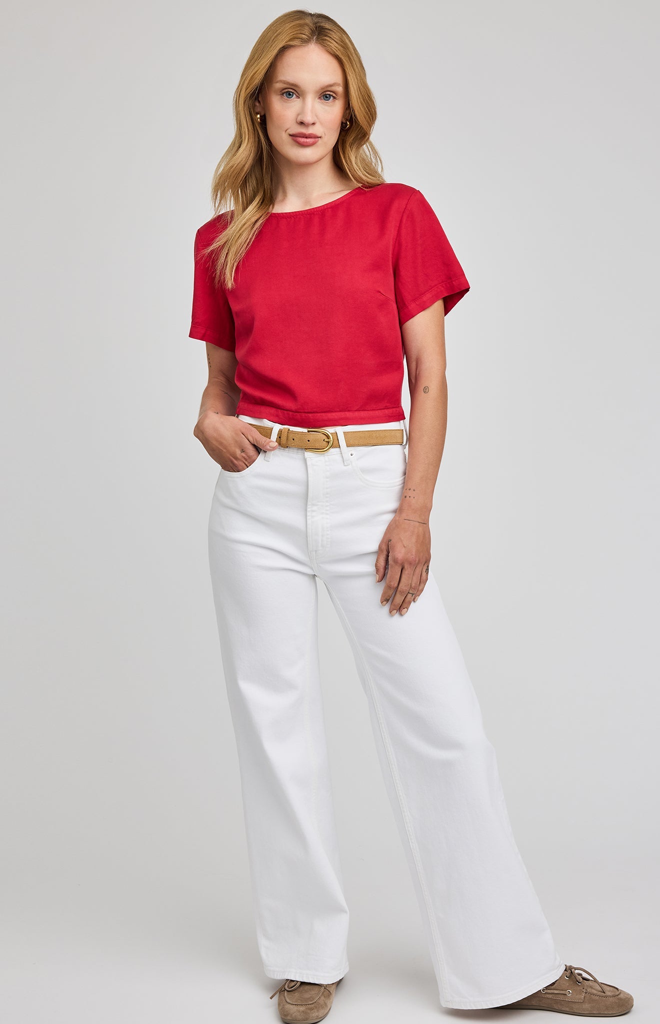 Alessandra Top|Washed Garnet