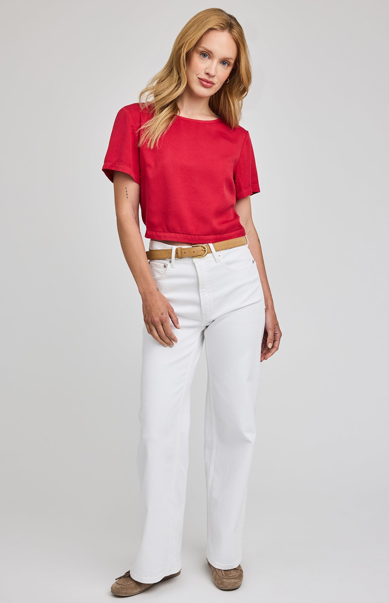 Alessandra Top|Washed Garnet