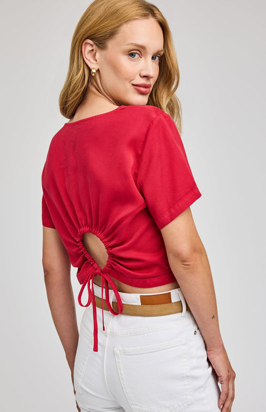 Alessandra Top|Washed Garnet