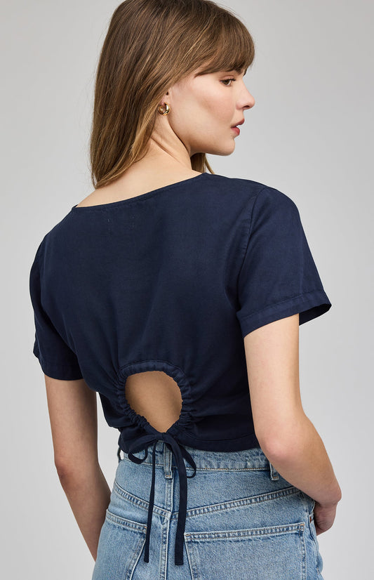 Alessandra Top|Washed Navy