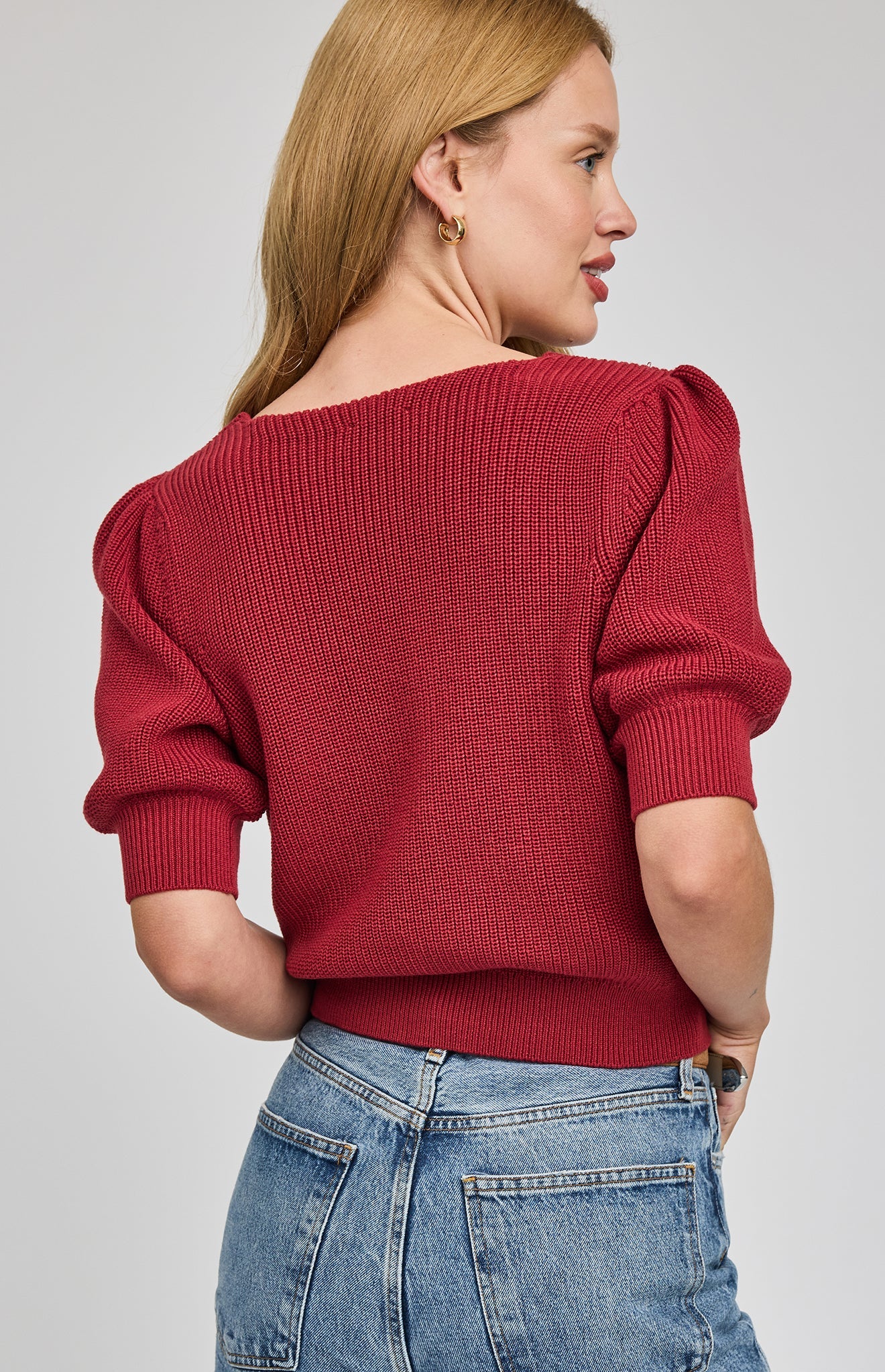 Phoebe Sweater|Garnet