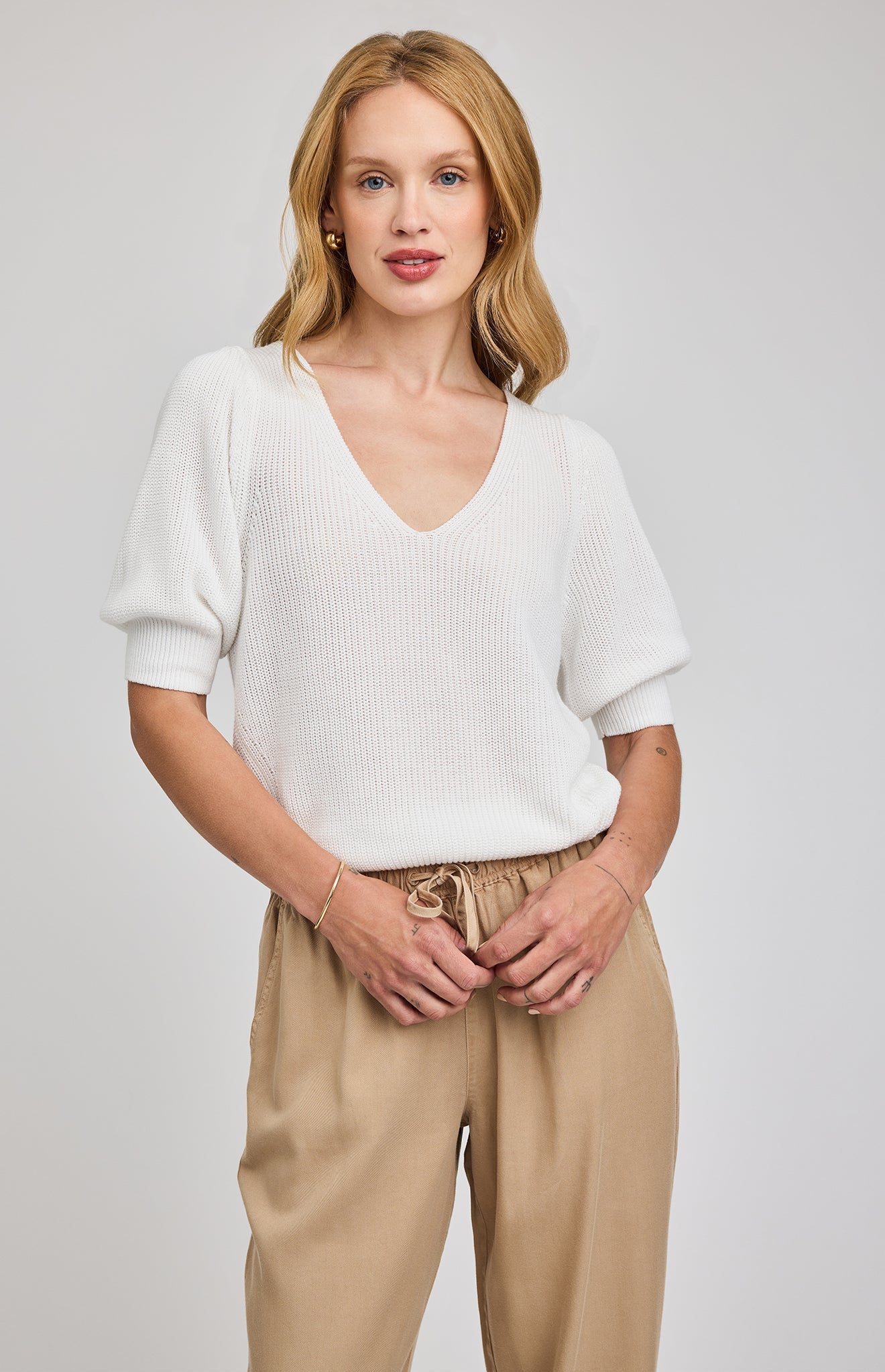 Phoebe Sweater|White