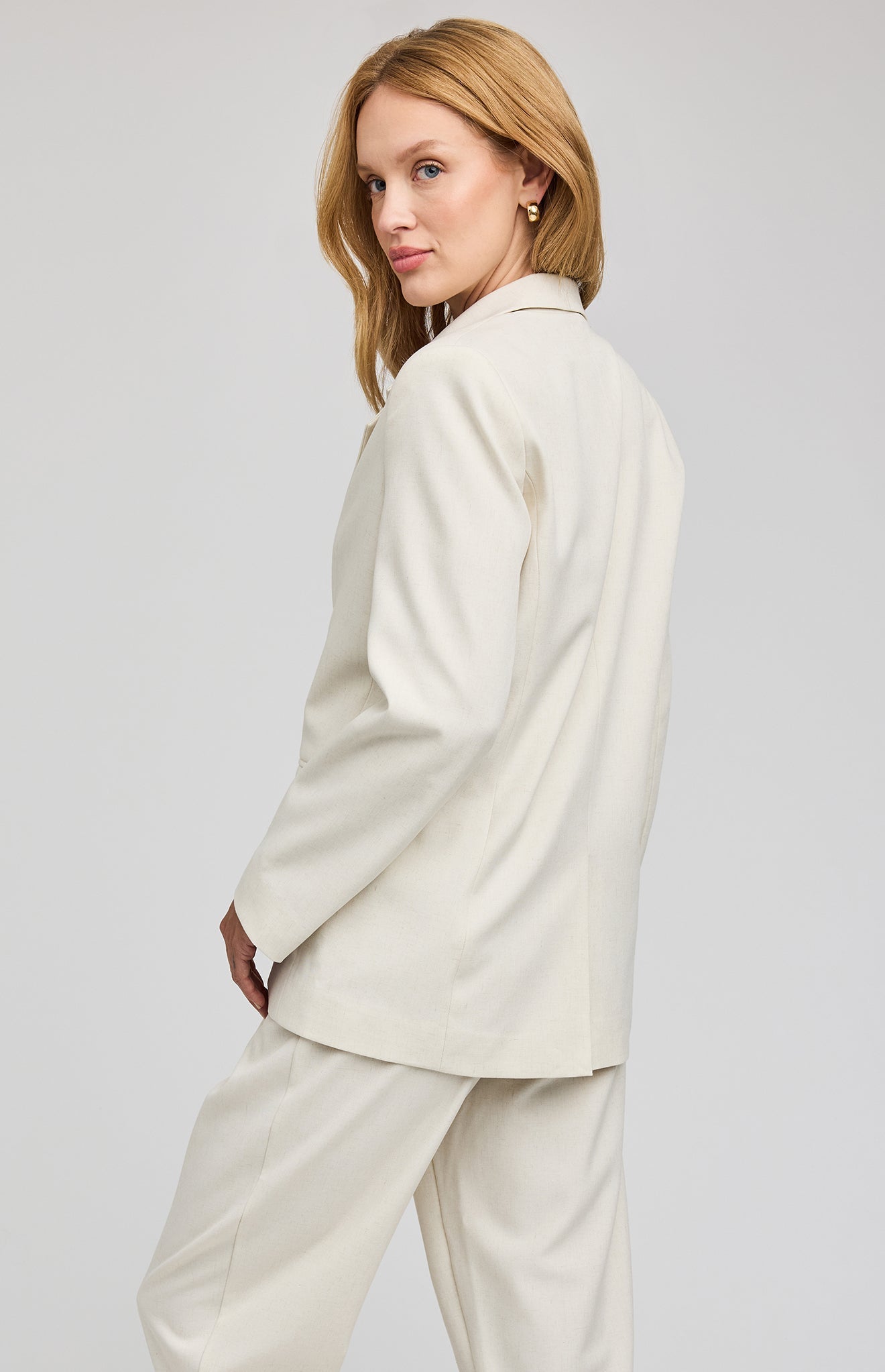 Margot Blazer|Heather Cream