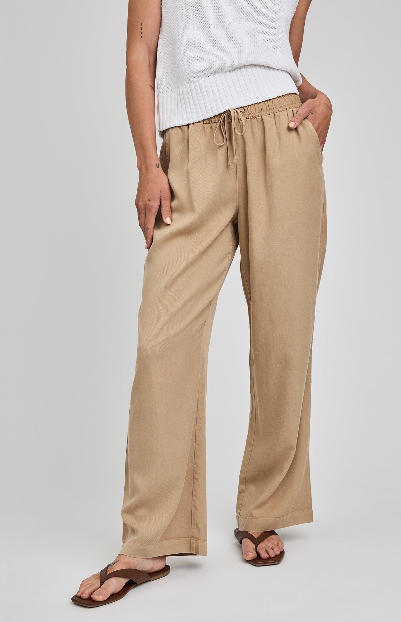 Gabriel Pant|Washed Khaki