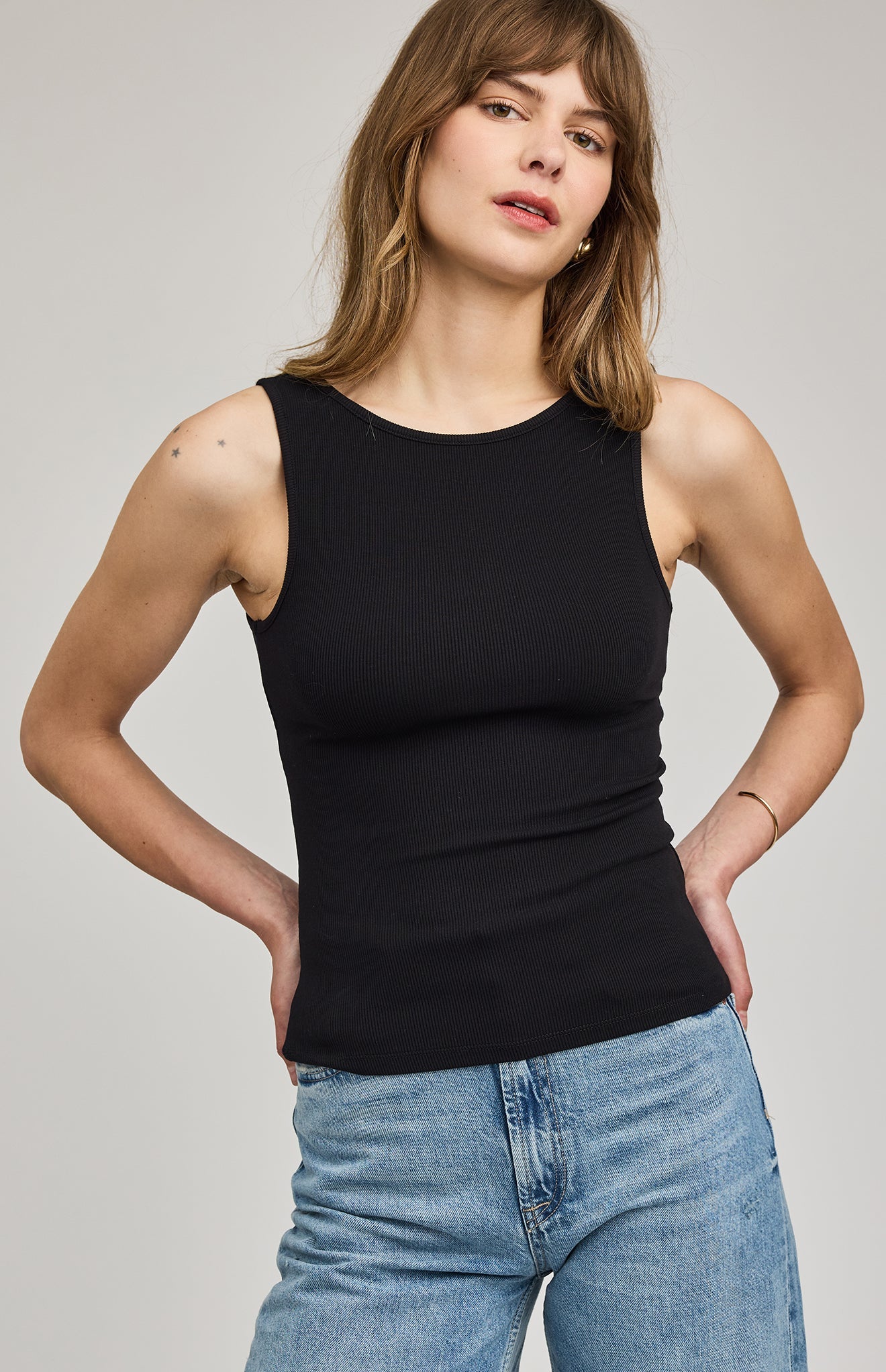Naia Tank Top|color:Black